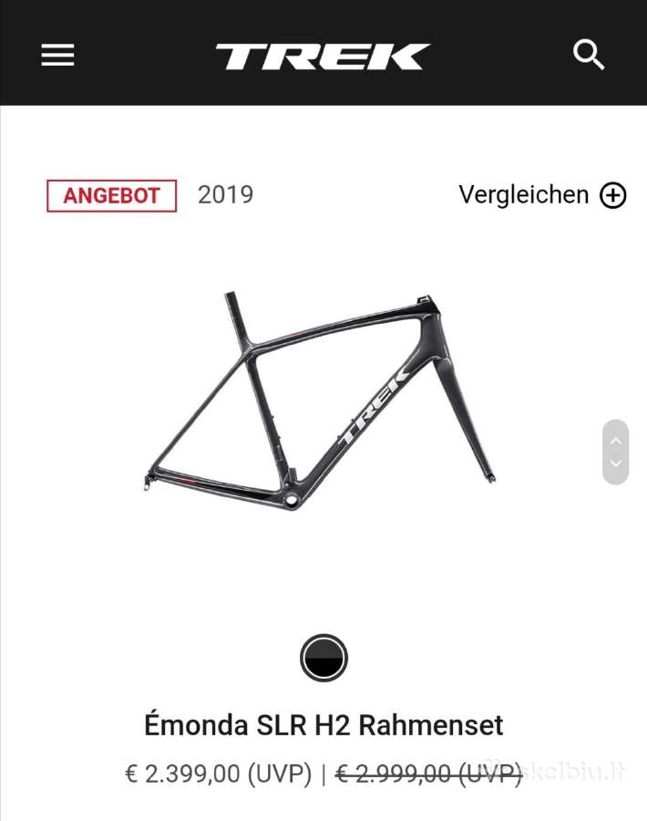 Trek Emonda SLR Project One H1 frameset. 56 size. - nuotraukos Nr. 13