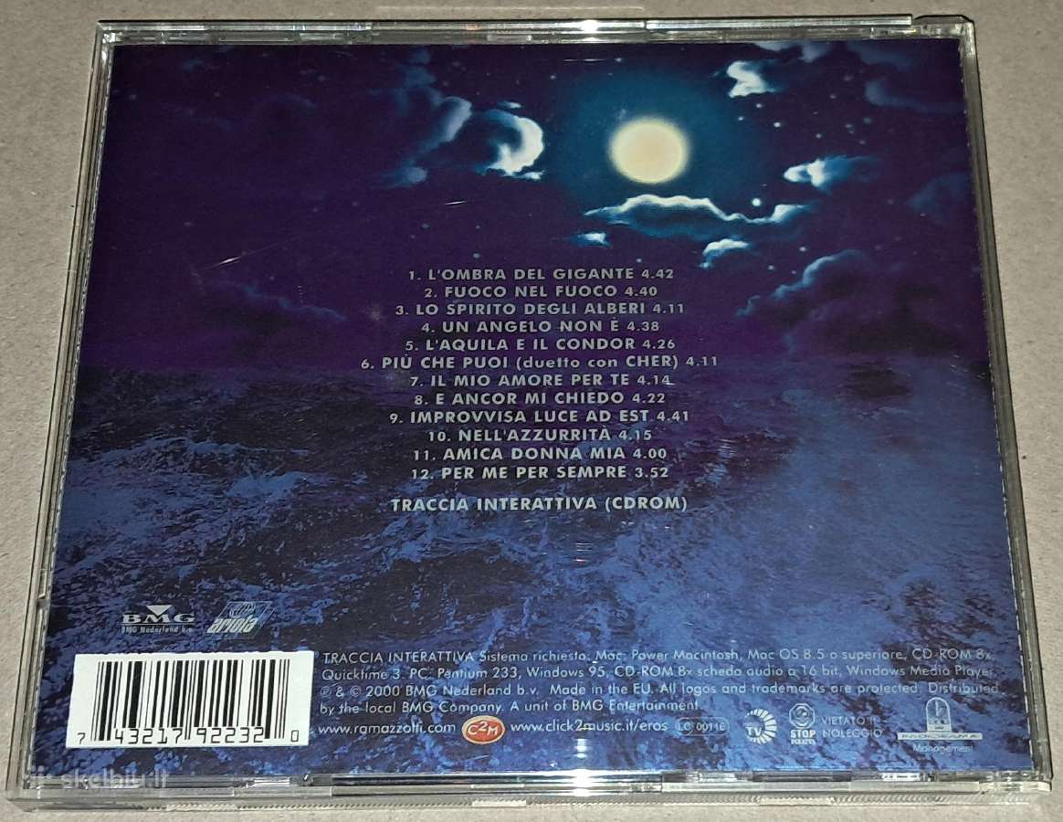 Eros Ramazzotti – Stilelibero (Audio CD) - nuotraukos Nr. 2