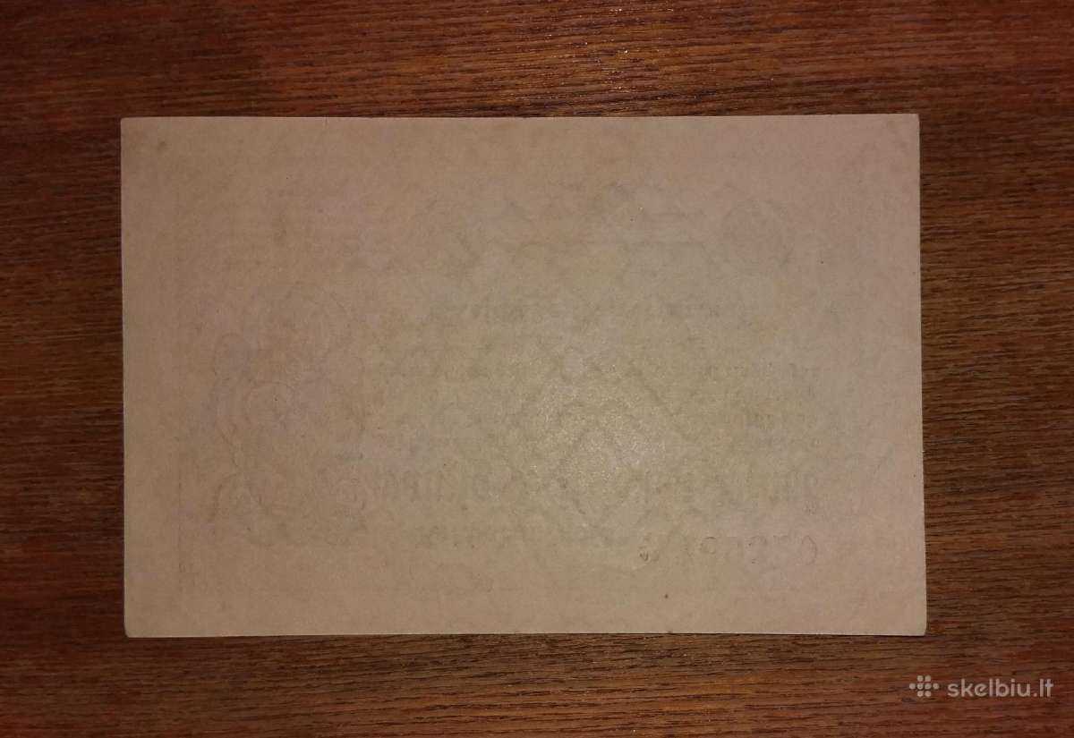 Vokietijos 20 mln markių banknotas - nuotraukos Nr. 2