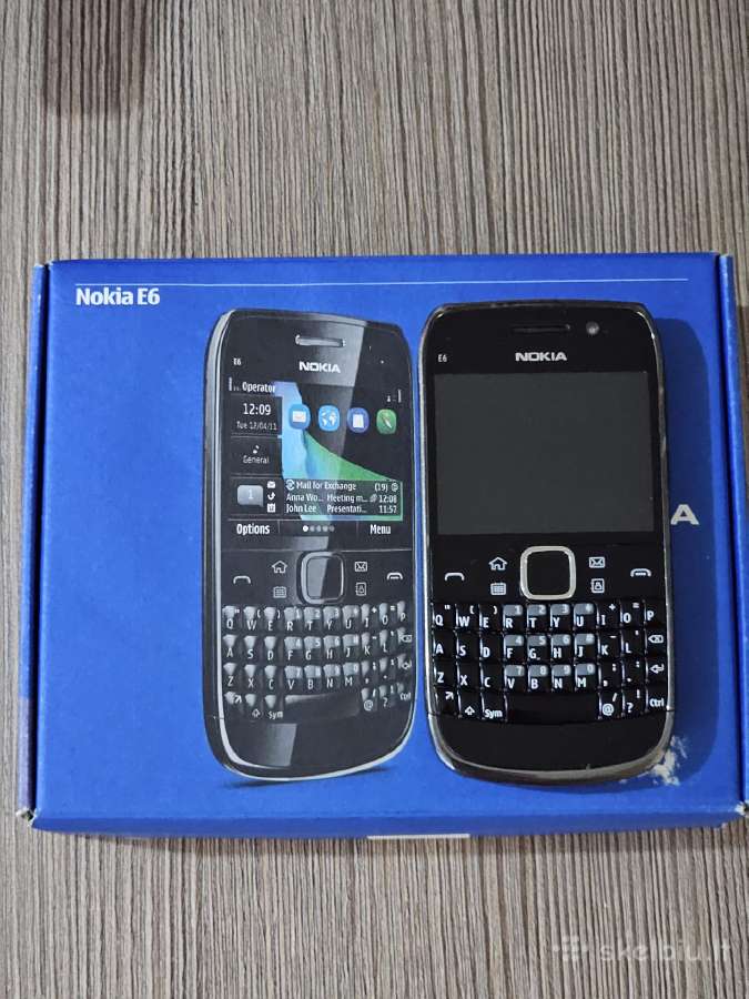 Originali Nokia E6-00 Qwerty Black - 50eur.