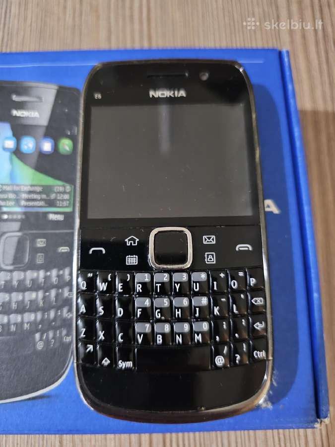 Originali Nokia E6-00 Qwerty Black - 50eur. - nuotraukos Nr. 3