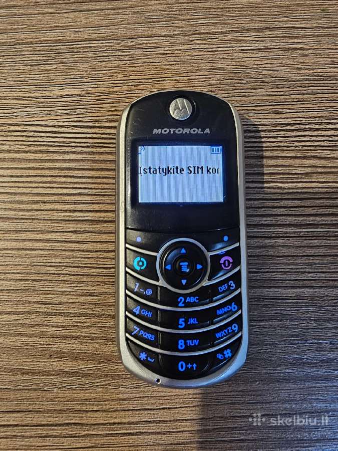 Kolekcinis Originalus Motorola C139 - 50eur. - nuotraukos Nr. 3