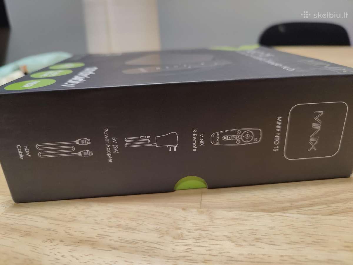 TV Box Minix Neo T5, 2 + 16 Гб, 4k Ultra - nuotraukos Nr. 4