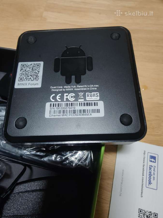 TV Box Minix Neo T5, 2 + 16 Гб, 4k Ultra - nuotraukos Nr. 6