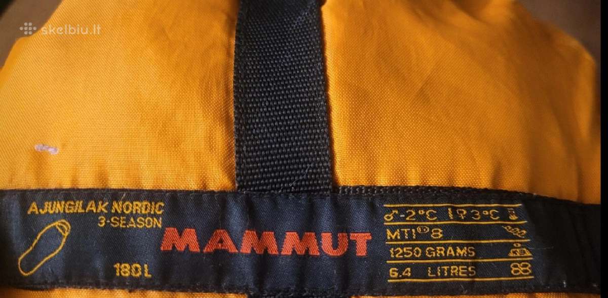 Mammut Ajungilak Nordic 3 seasons miegmaišis - nuotraukos Nr. 3