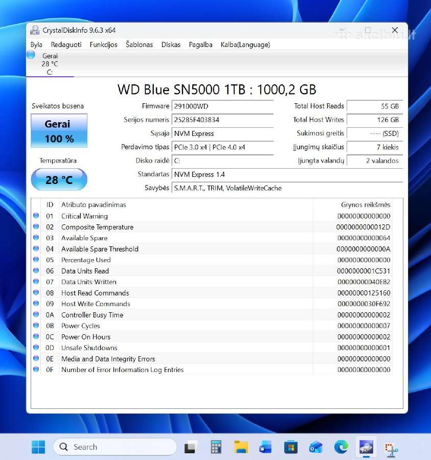 R5-3600, rtx5050/8gb, 1tb/SSD, 16gb RAM, Win11pro - nuotraukos Nr. 10
