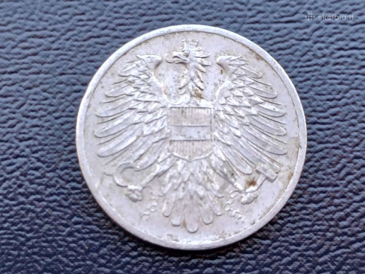 2 grošenai 1950m. Austrija - nuotraukos Nr. 2