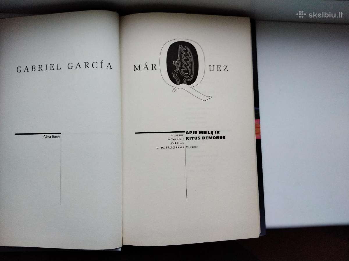 G. Marquez. Apie meilę ir kitus demonus - nuotraukos Nr. 3