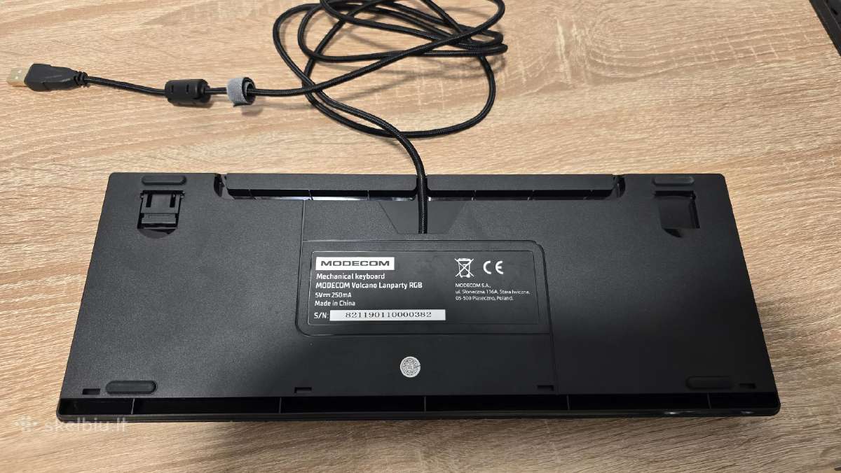 Modecom Volcano Lanparty Rgb mechaninė klaviatūra - nuotraukos Nr. 2