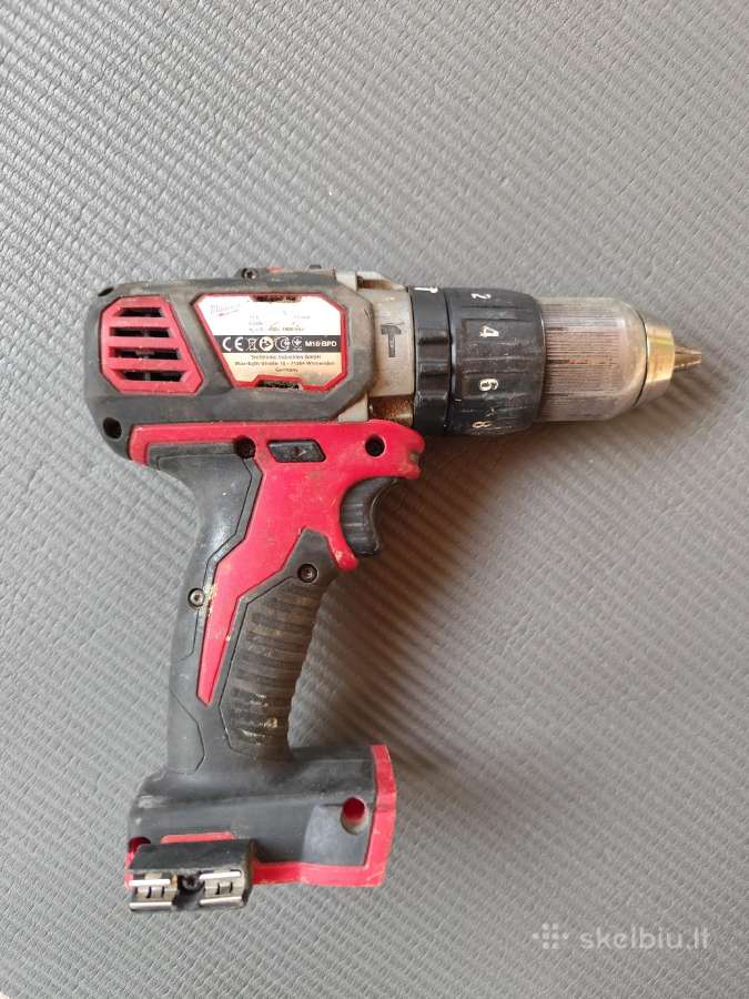 Milwaukee M18 Bpd suktukas - nuotraukos Nr. 2