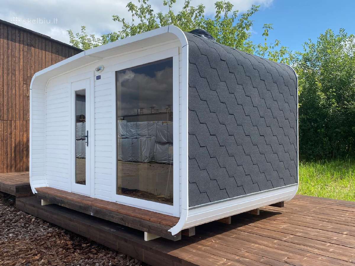 Naujiena Cube Wide pirtis sauna - nuotraukos Nr. 4