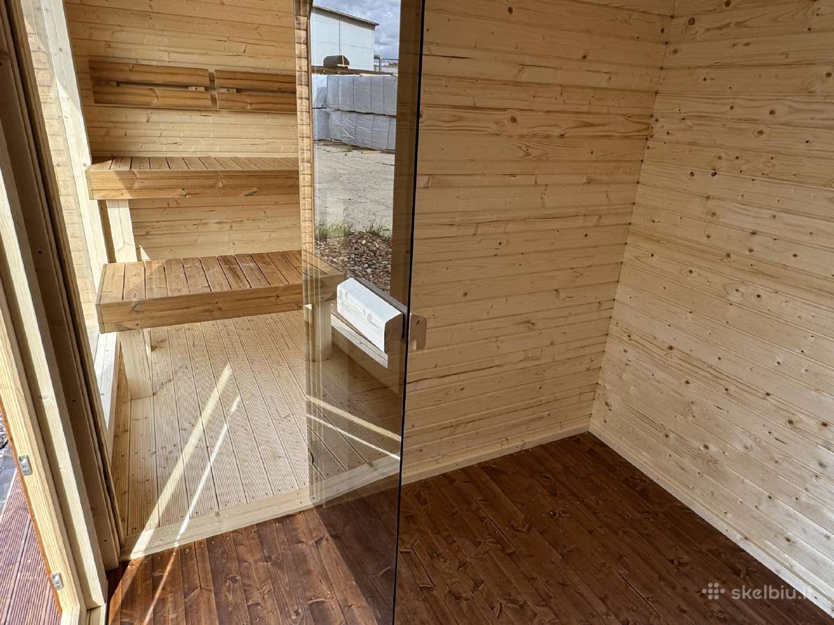 Naujiena Cube Wide pirtis sauna - nuotraukos Nr. 3