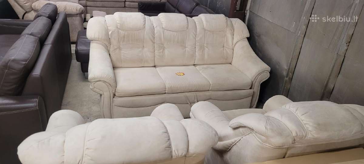 Akcija ! Miegamas Komplektas sofa lova ir foteliai