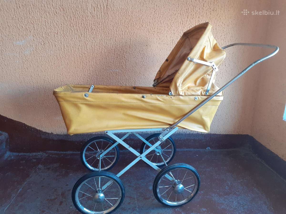 Leles vintazinis didelis zaislinis vezimelis