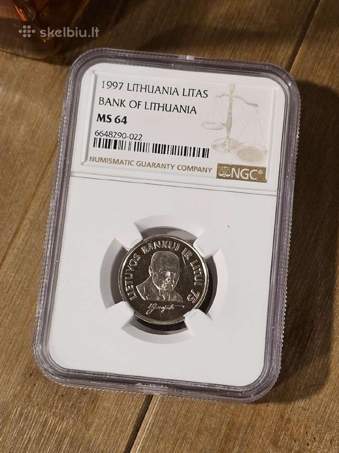 Ngc 1 litas Jurgutis 1997 Ms64