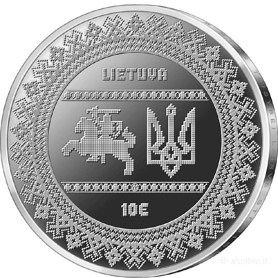 Lb proginės sidabrinės monetos - nuotraukos Nr. 7