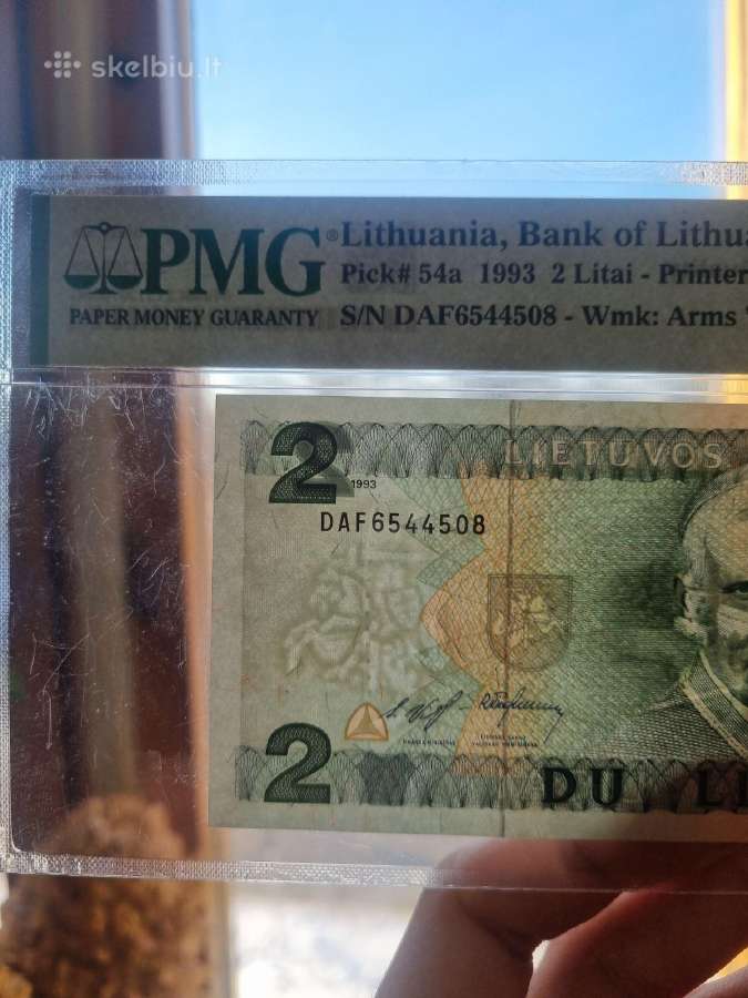 Banknotai 2 Litai ir 10 litų - nuotraukos Nr. 3
