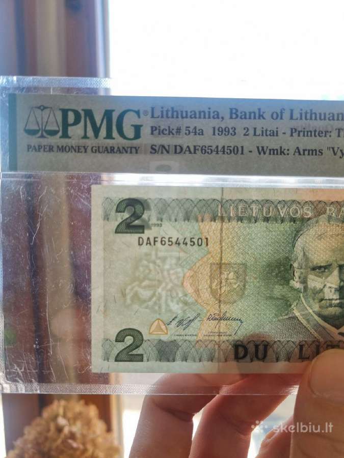 Banknotai 2 Litai ir 10 litų - nuotraukos Nr. 5