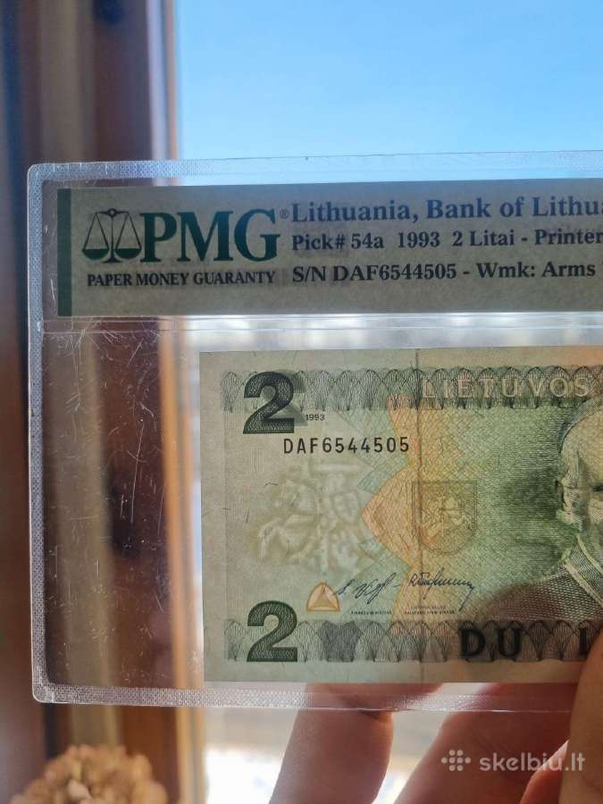 Banknotai 2 Litai ir 10 litų - nuotraukos Nr. 9
