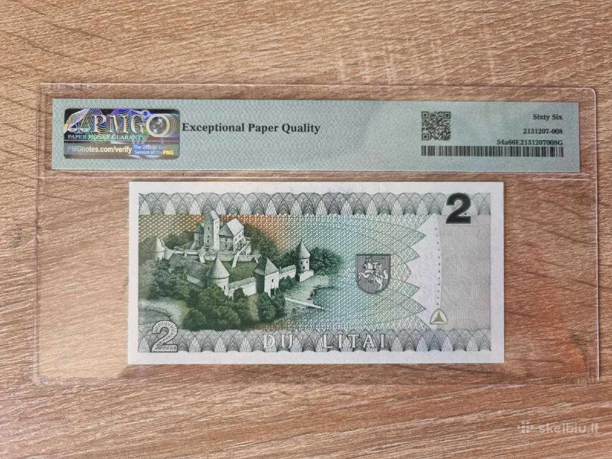 Banknotai 2 Litai ir 10 litų - nuotraukos Nr. 2
