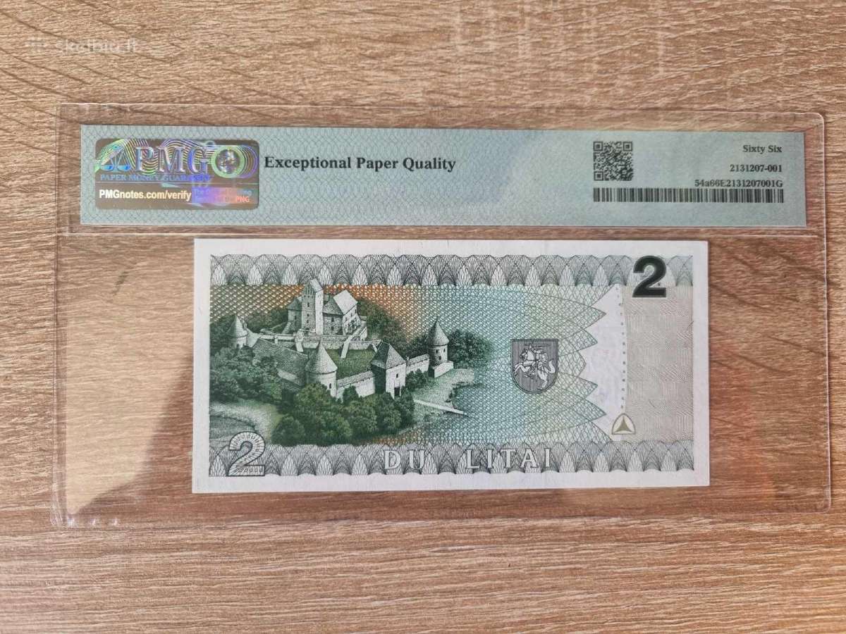 Banknotai 2 Litai ir 10 litų - nuotraukos Nr. 6