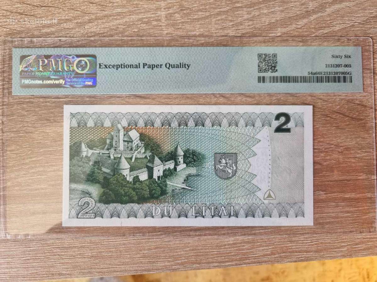 Banknotai 2 Litai ir 10 litų - nuotraukos Nr. 7
