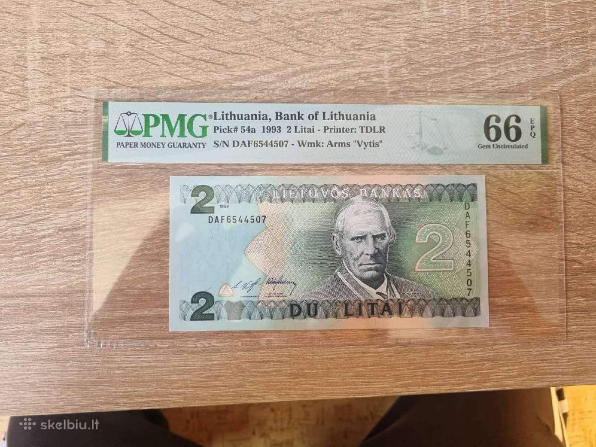 Banknotai 2 Litai ir 10 litų - nuotraukos Nr. 10