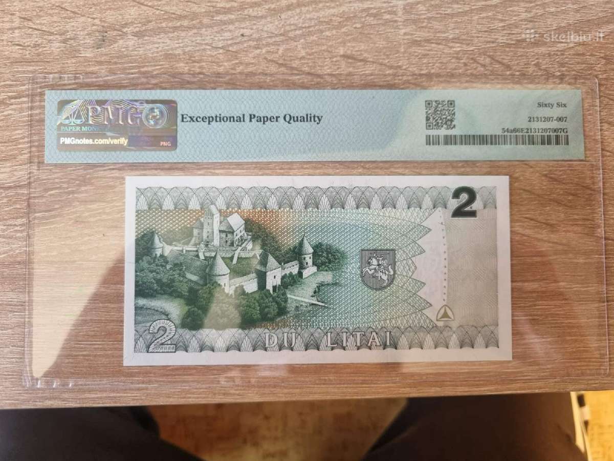 Banknotai 2 Litai ir 10 litų - nuotraukos Nr. 12