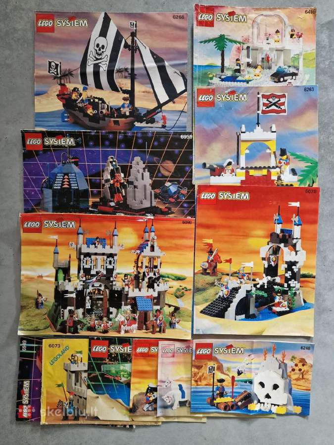 Lego popierinė kolekcija (1987–1998 m.) Vintažinė - nuotraukos Nr. 4