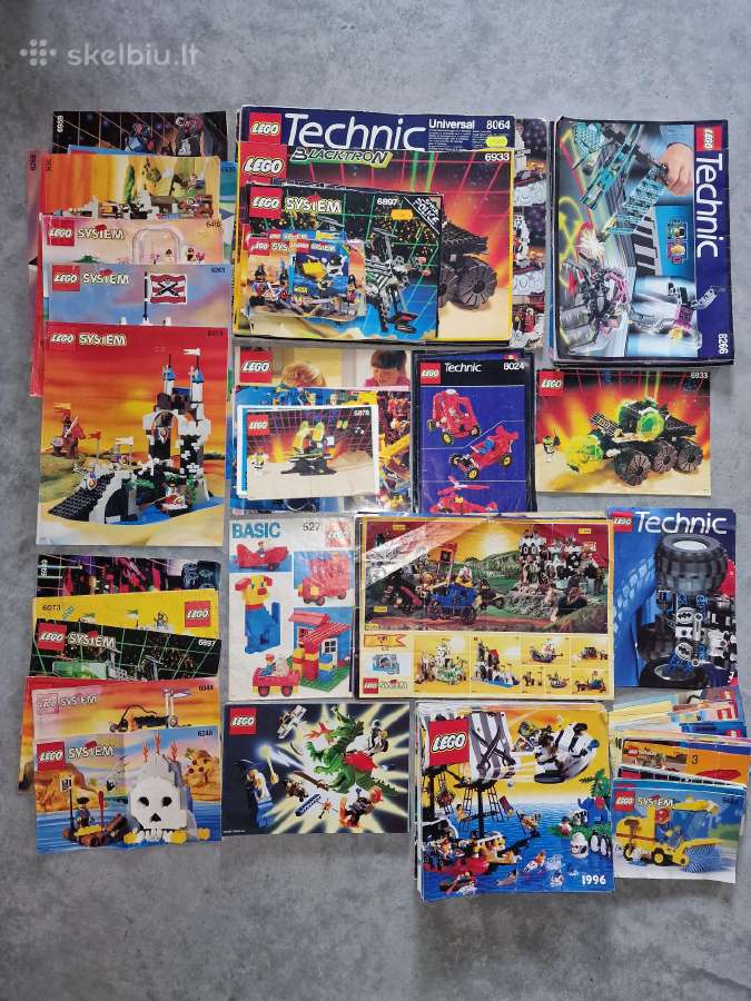 Lego popierinė kolekcija (1987–1998 m.) Vintažinė - nuotraukos Nr. 5