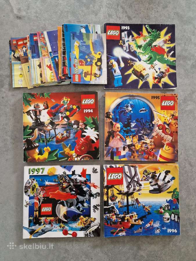 Lego popierinė kolekcija (1987–1998 m.) Vintažinė - nuotraukos Nr. 6