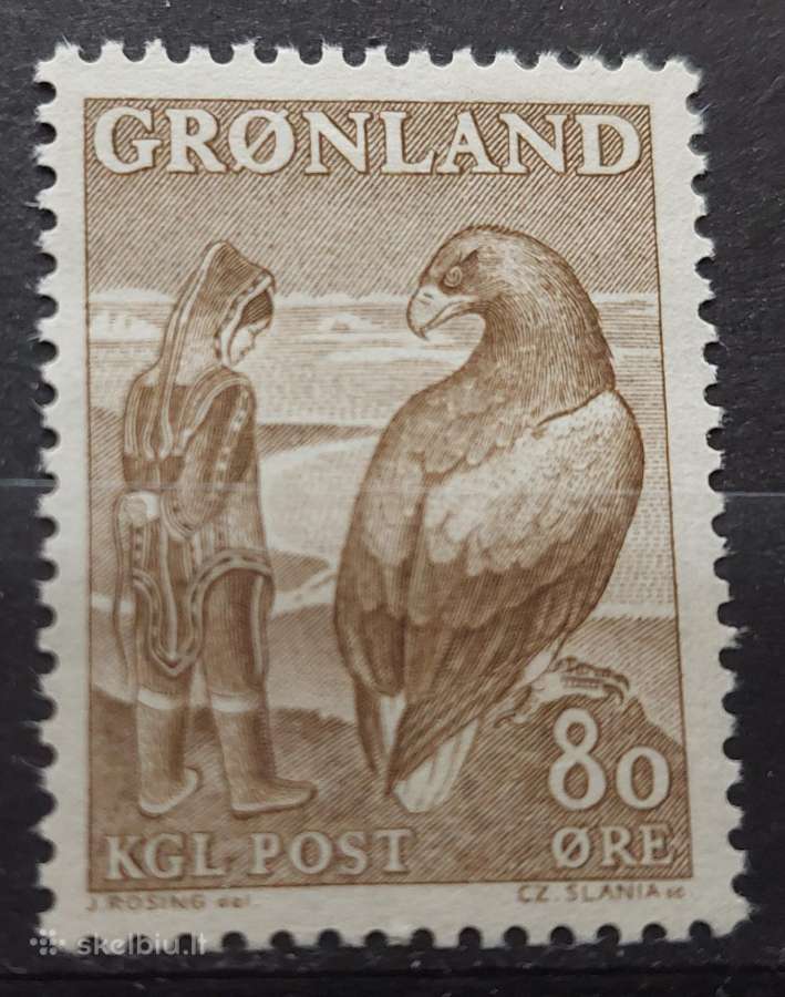 Grenlandija 1969 legendos, švarus, Michel 73