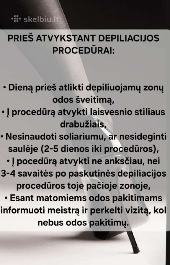 Depiliacija Vyrams Ir Moterims - nuotraukos Nr. 4