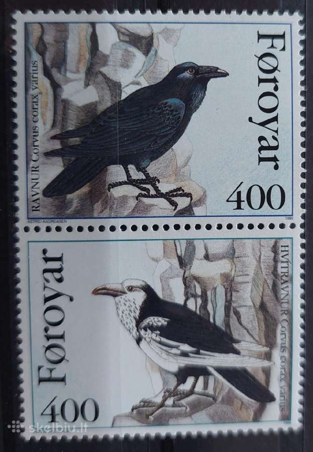 Farerų salos 1995 paukščiai, švarus, Michel 283-28