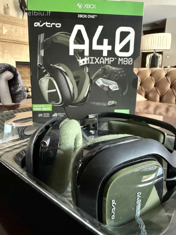 Žaidimų Ausinės Astro Gaming A40tr Juodos + Mixamp - nuotraukos Nr. 2