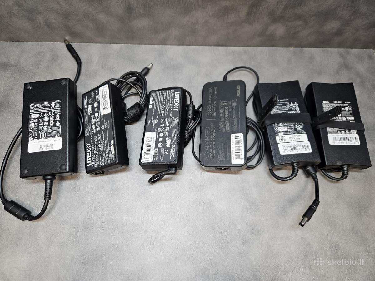 Originalūs naudoti laptopų pakrovėjai