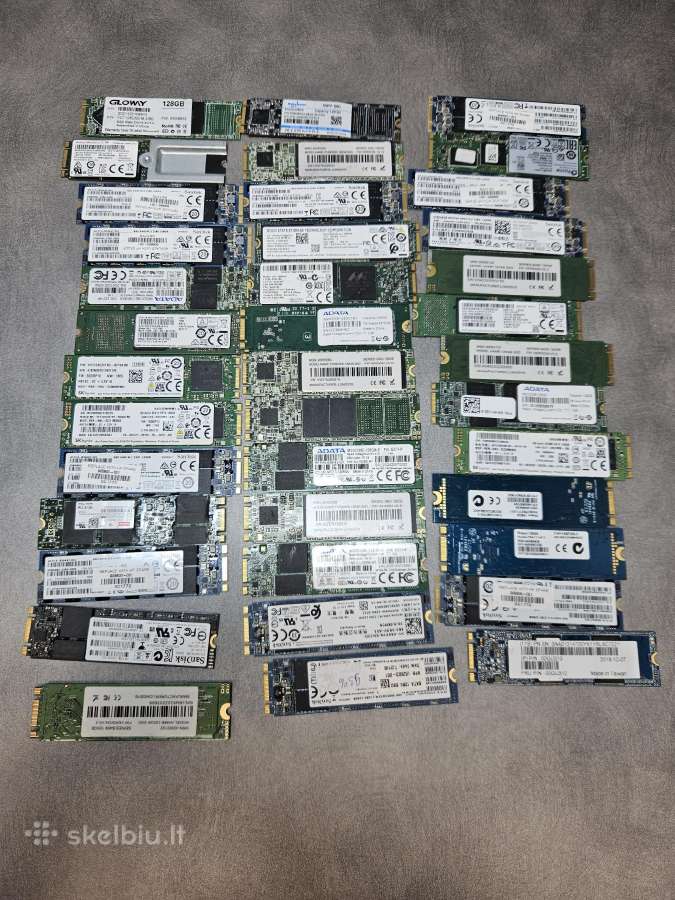 SSD Diskai Sata Ir M.2