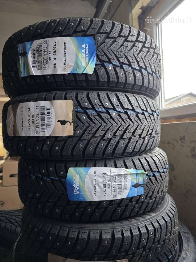 Naujos Nokian 175/65r14 Hakkapellita 10
