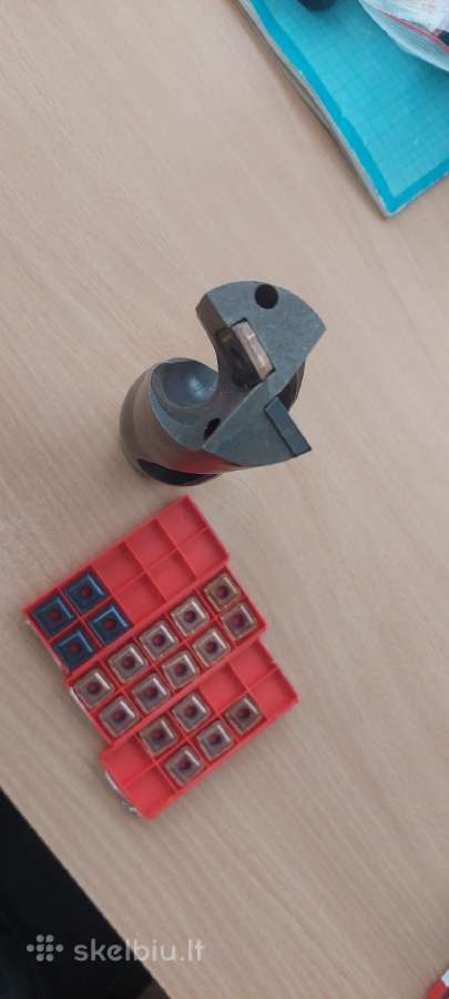 45mm sandvik grąžtas su plokštelėm - nuotraukos Nr. 3