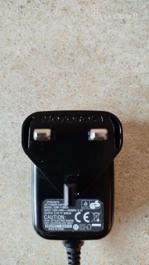 Telefono Motorola įkrovėjas - nuotraukos Nr. 3