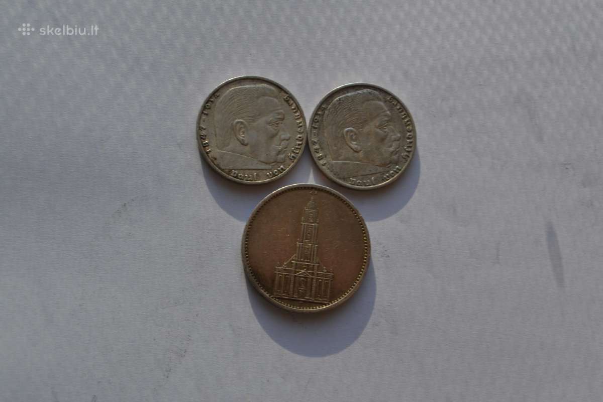Markes 1934,1938,1939 m.