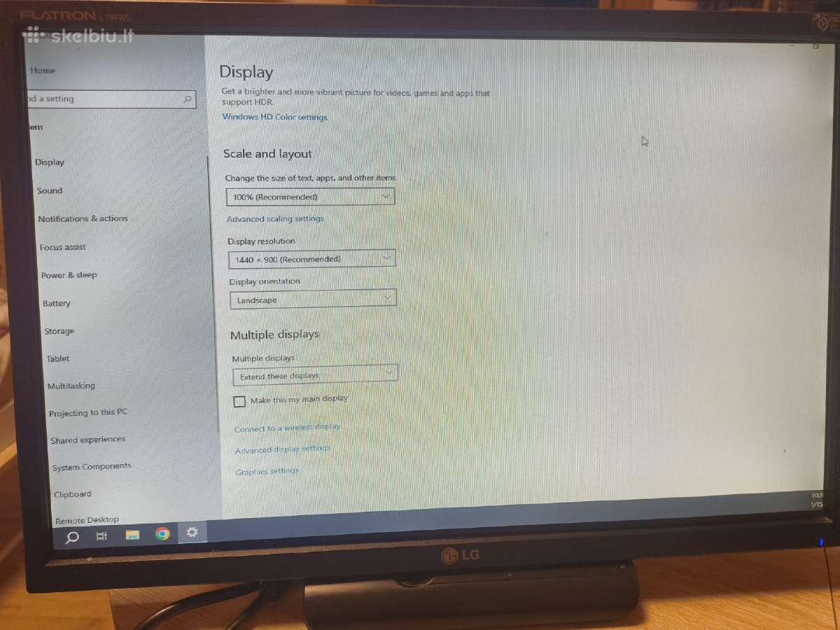 LG Flatron L194ws monitorius