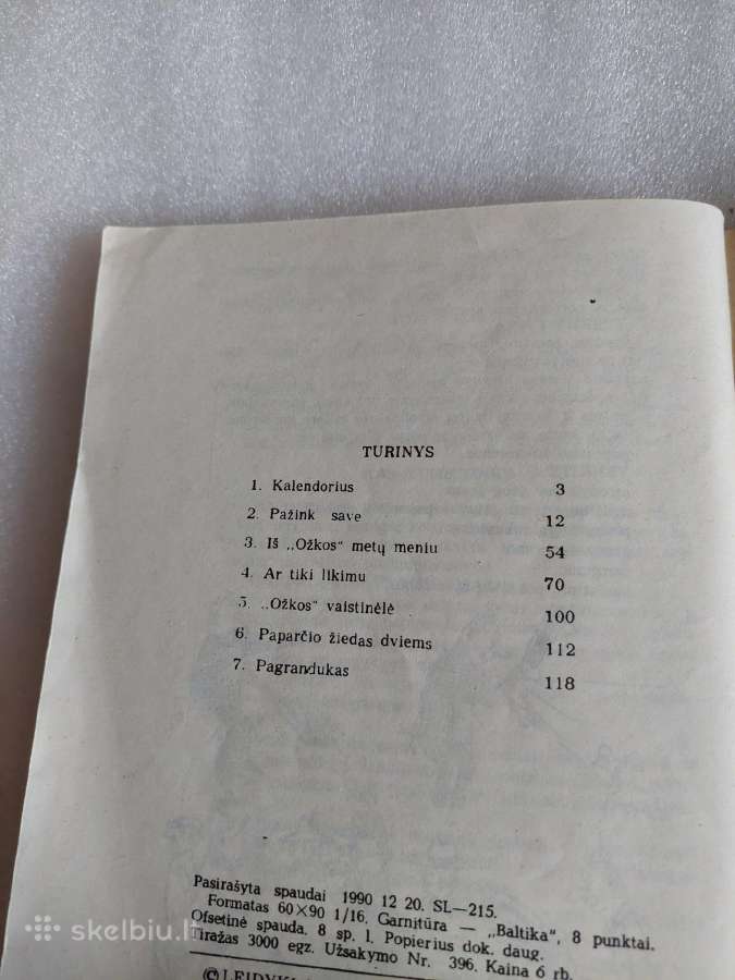 Kalendorius "ožka-91" - nuotraukos Nr. 6