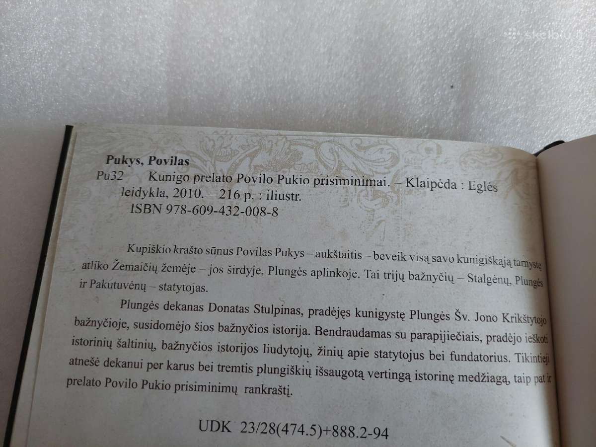 Kunigo prelato Povilo Pukio gyvenimo prisiminimai - nuotraukos Nr. 6