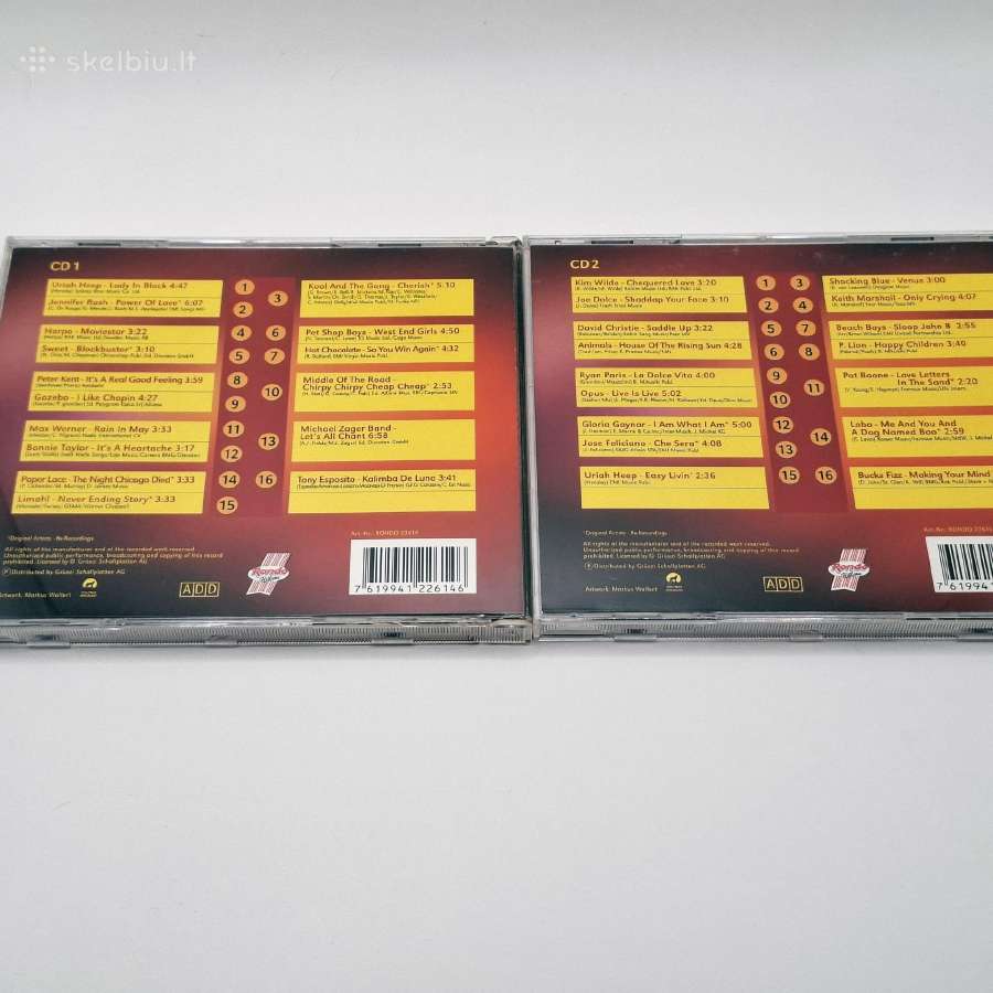 Die Grossten Oldies cd1 cd2 (2 x CD, rinkinys) - nuotraukos Nr. 2