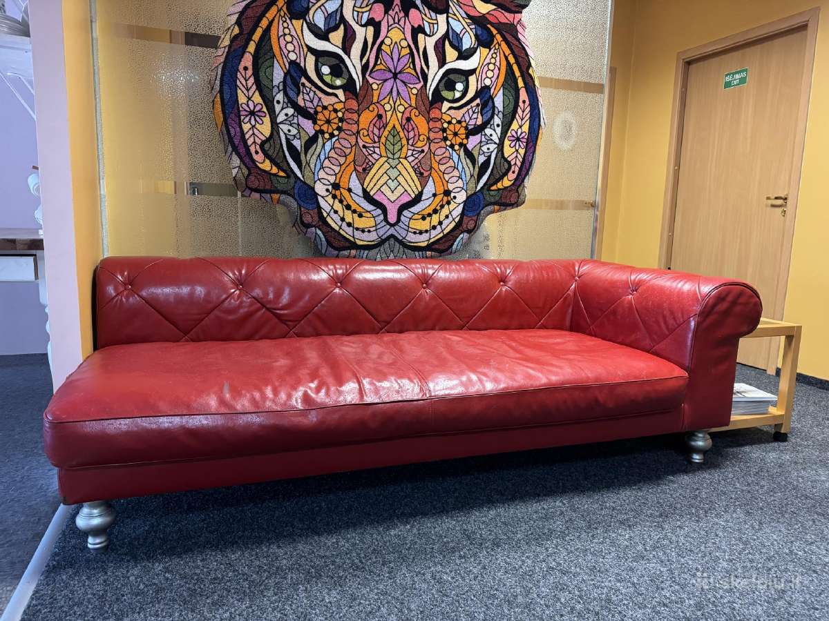 Dvi vintažines sofas Pinton