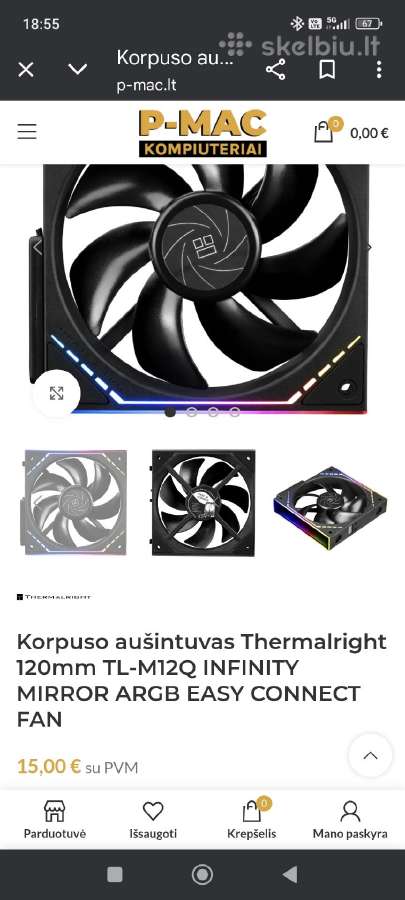 Thermalright 120mm Tl-m12q Infinity Mirror Argb