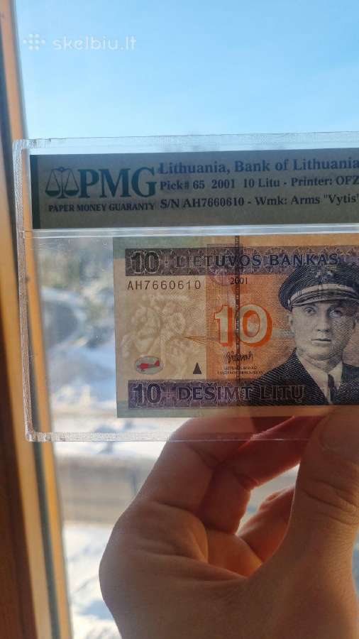 Banknotai 2 Litai ir 10 litų - nuotraukos Nr. 21