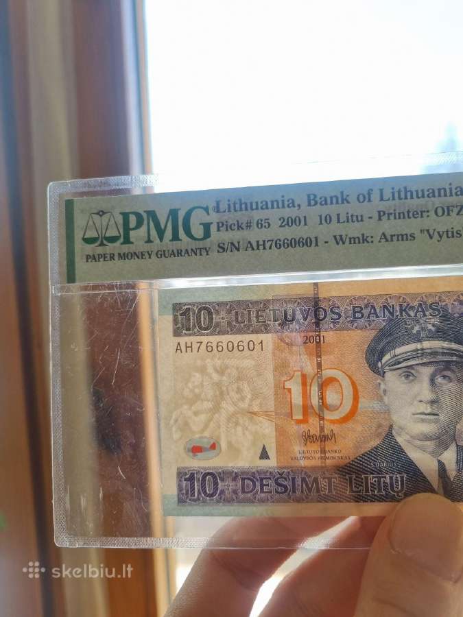 Banknotai 2 Litai ir 10 litų - nuotraukos Nr. 22