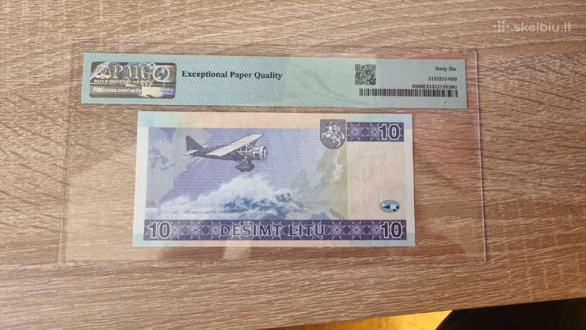 Banknotai 2 Litai ir 10 litų - nuotraukos Nr. 20